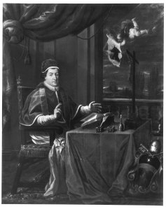 Quadro Papa Clemente XI-Albani